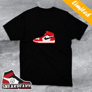 8bit Air Jordan 1 Sneaker T-Shirt