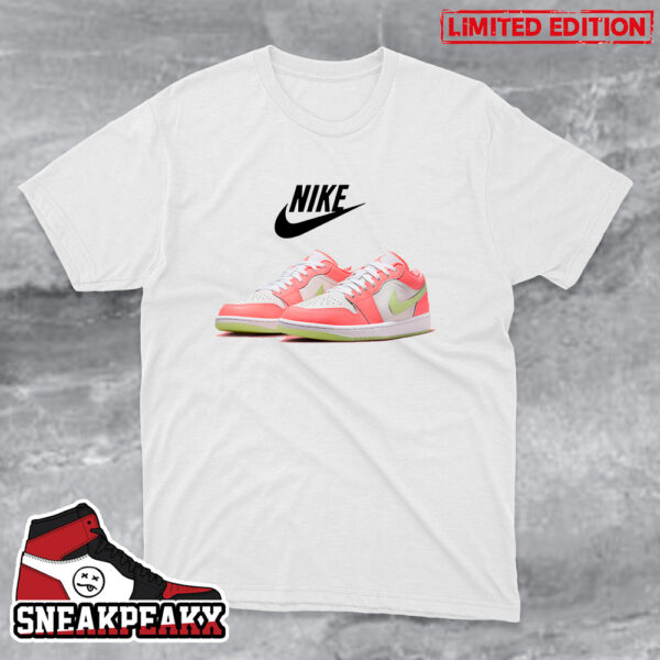 Air Jordan 1 Low Lava Glow Sneaker T-Shirt