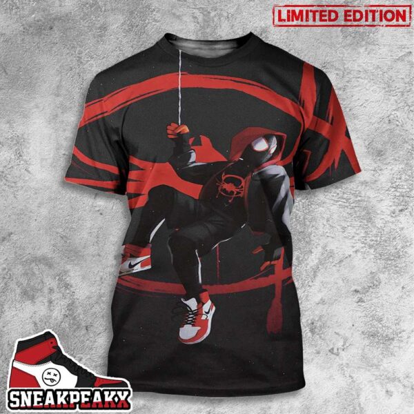 Air Jordan 1 The Next Chapter Miles Morales Spider-Man Across The Spider-Verse Sneaker T-Shirt