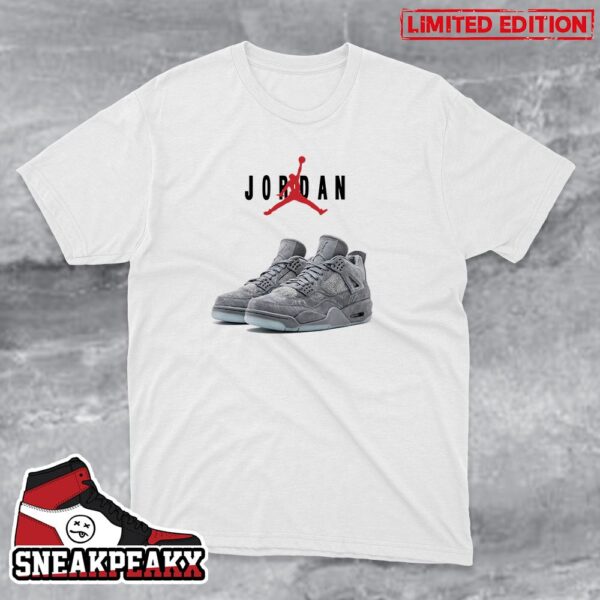 Air Jordan 4 Retro Kaws Sneaker T-Shirt