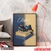 Air Jordan 1 Retro University Blue Sneaker Poster Canvas