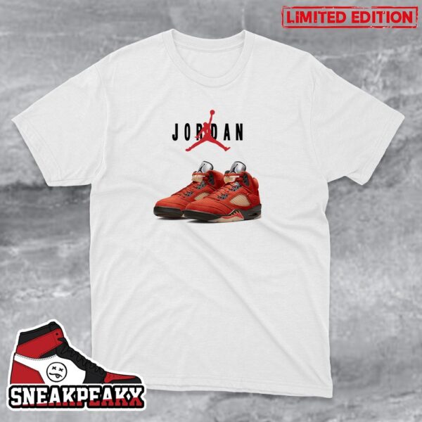 Air Jordan 5 Retro Dunk On Mars Sneaker T-Shirt