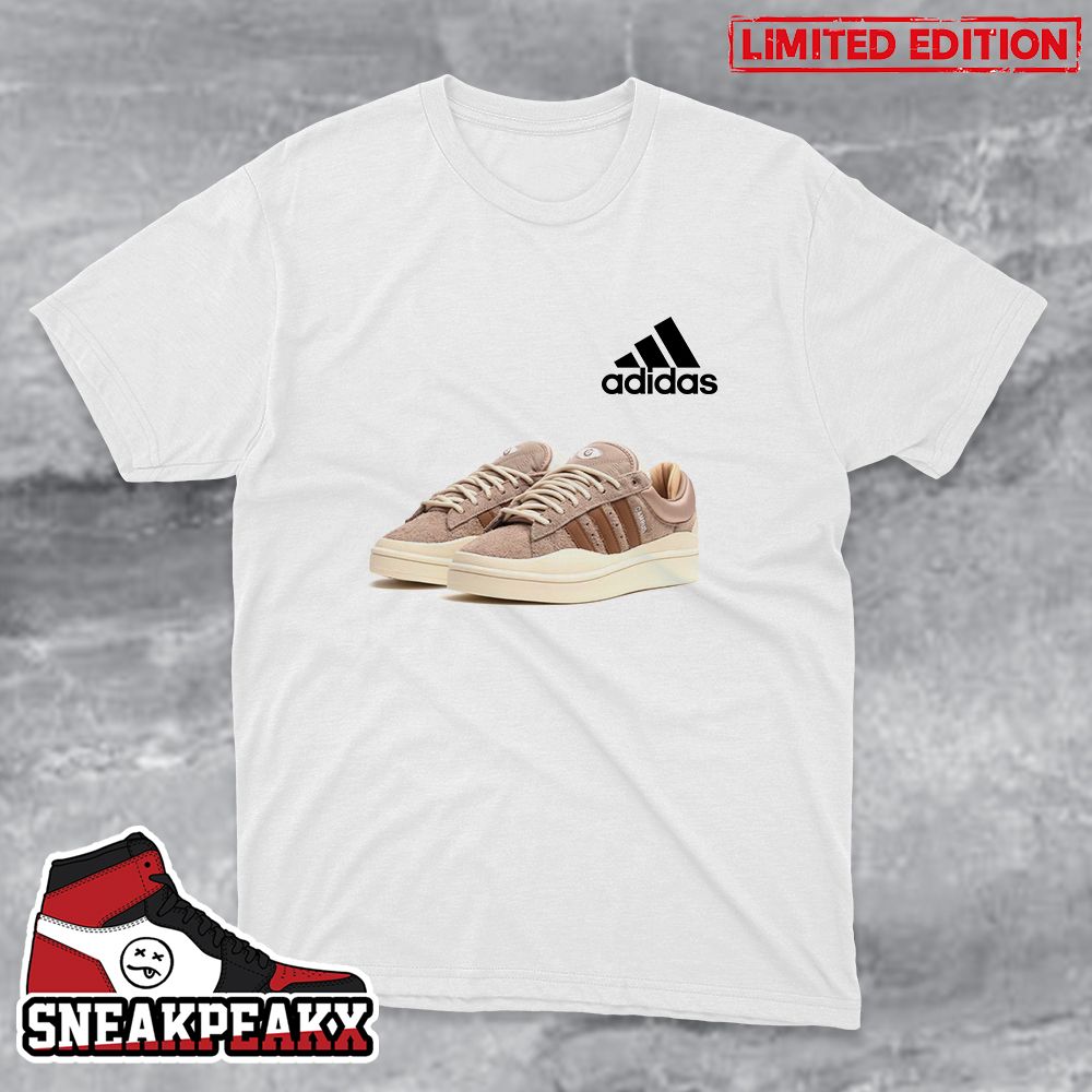 Bad Bunny x Adidas Campus Light Beige Titolo Sneaker T-Shirt