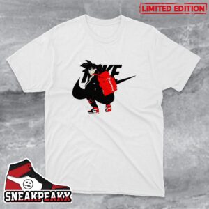 Goku Dragon Ball x Nike Swoosh Logo x Air Jordan 1 x Supreme T-Shirt