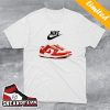 Dropped Via Nike US Air Jordan 1 Low Fierce Pink Sneaker T-Shirt