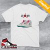 Nike Air Jordan Retro III OG Black Cement 2018 Grey Fire Red White Sneaker T-Shirt