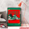 Nike Air Jordan 1 Defiant Sneaker Poster Canvas