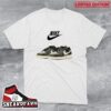 Shock Drop Nike Air Jordan 1 High OG University Blue Sneaker T-Shirt