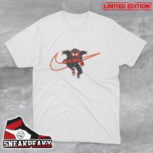 Nike Swoosh x Miles Morales Spider Man Across The Spider Verse T-Shirt