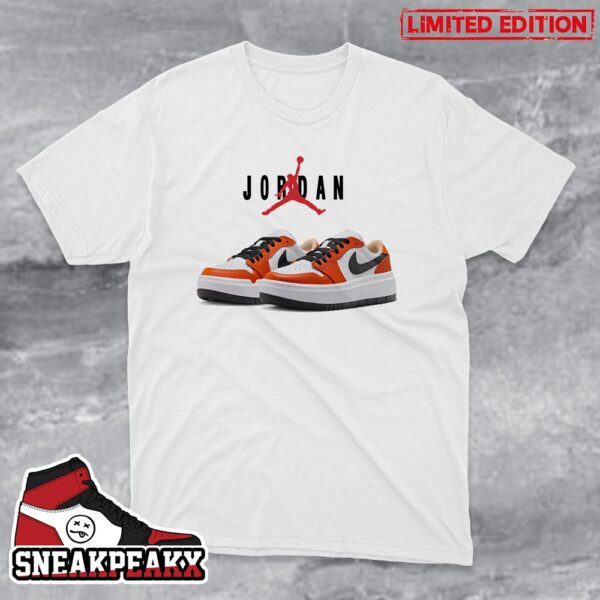 Nike WMNS Air Jordan 1 Elevate Low SE Brilliant Orange Sneaker T-Shirt