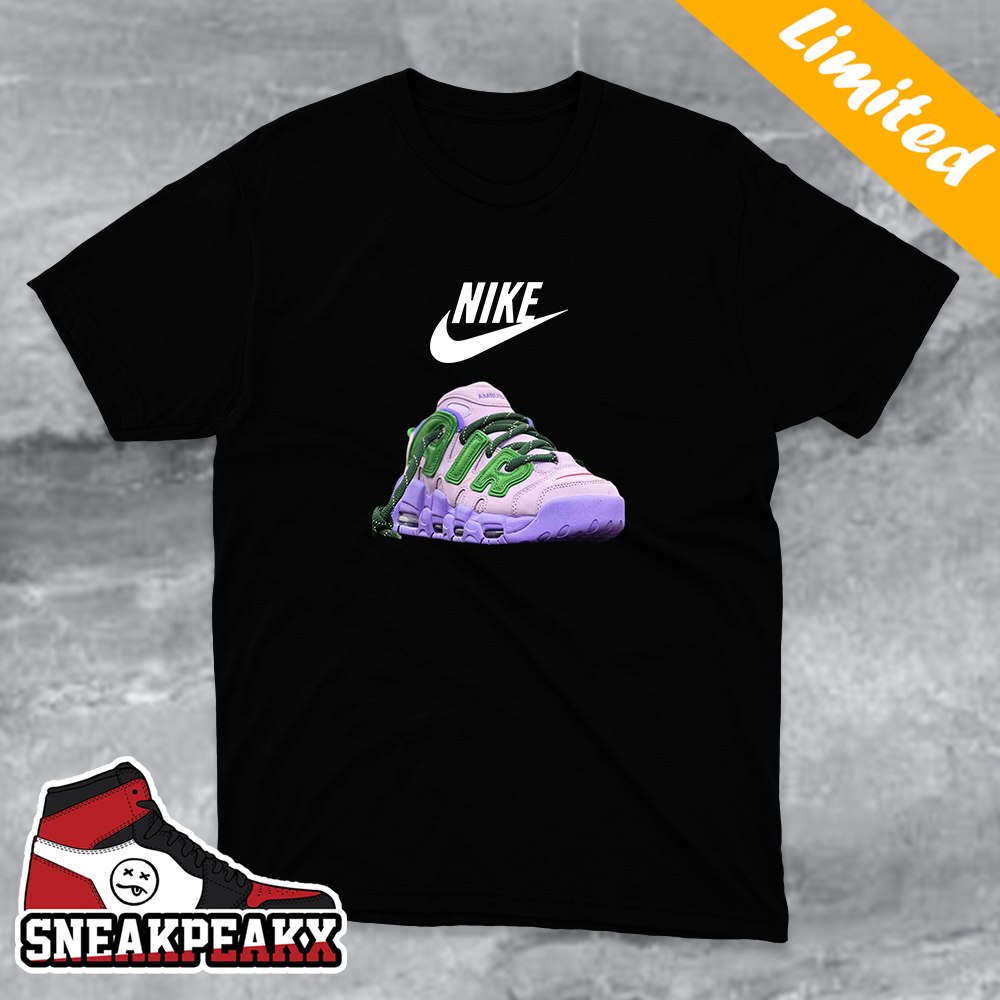 The AMBUSH x Nike Air More Uptempo Low Lilac Sneaker T-Shirt