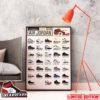 Air Jordan 1 Retro High OG SP Travis Scott Mocha Sneaker Home Decor Poster Canvas