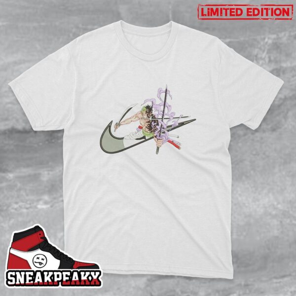 Zoro Wano Arc x Nike Swoosh Logo T-Shirt