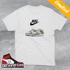 Air Jordan Retro 1 High OG UNC Toe Sneaker T-Shirt