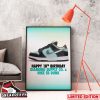 The Utopia x Nike Air Force 1 Low x Triple White Nike Air Force 1 07 Sneaker Poster Canvas