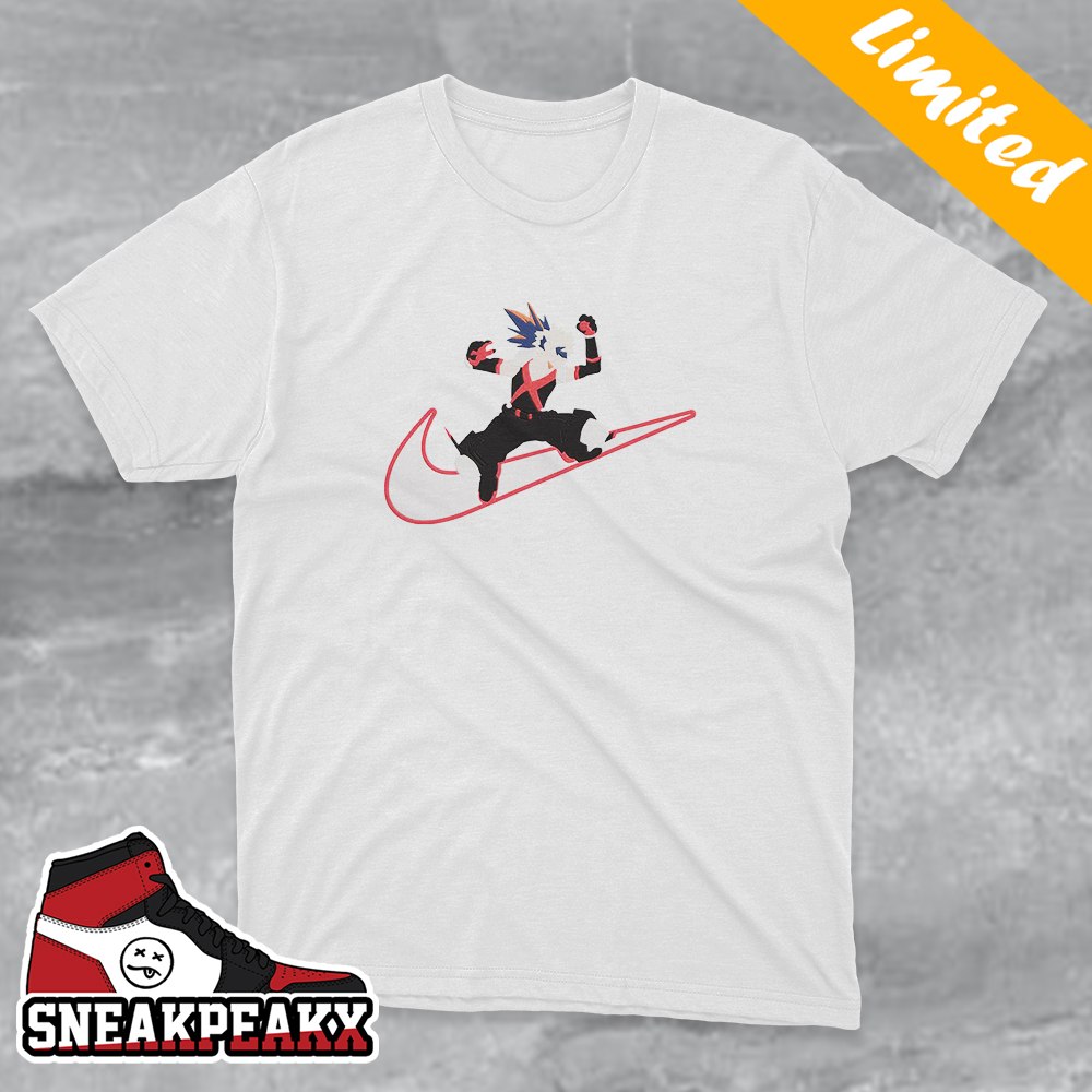 Katsuki Bakugo My Hero Academia x Nike Swoosh T-Shirt