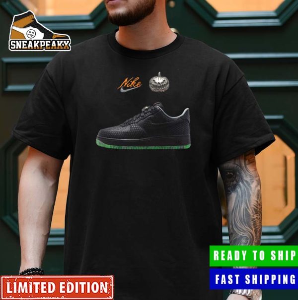 Nike Air Force 1 Low Halloween 2023 Pumpkin Sneaker Gift For Fans Unisex T-Shirt