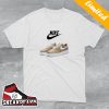 Nike Air Jordan 1 Zoom CMFT 2 Cement Grey And University Blue Sneaker T-Shirt