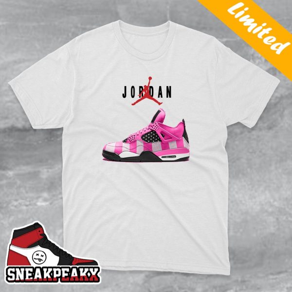 Sneaker Concepts Air Jordan 4 Pink Tape Sneaker T-Shirt