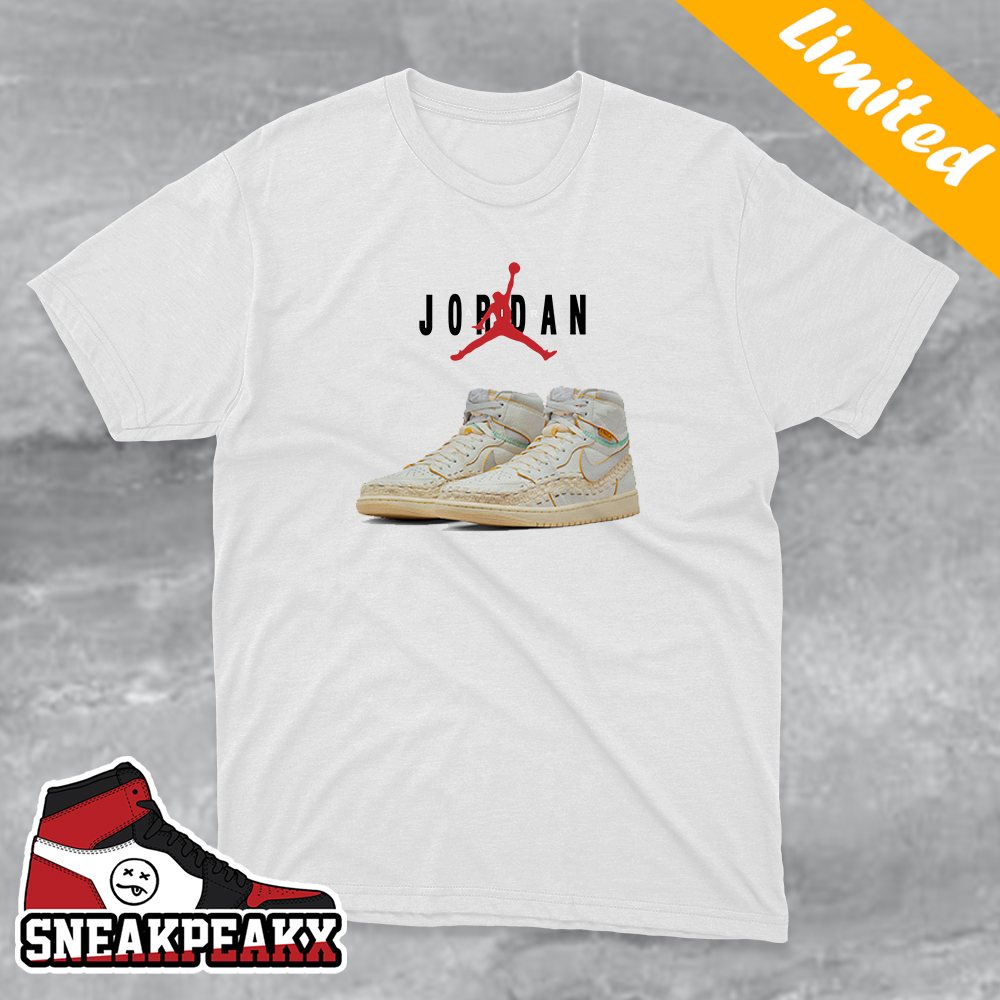 Union x BBS x Air Jordan 1 High OG Official Images Sneaker T-Shirt
