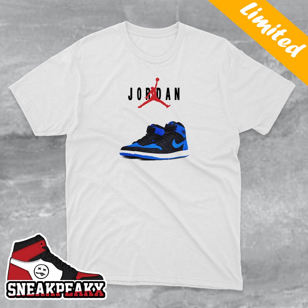 Air Jordan 1 High OG Royal Reimagined Sneaker T-Shirt