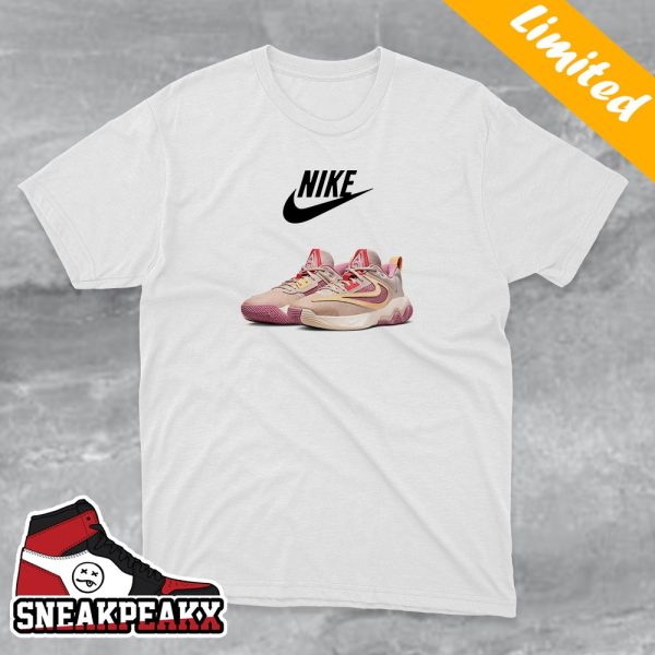 Dropped via Nike US Giannis Immortality 3 Fossil Stone Sneaker T-Shirt
