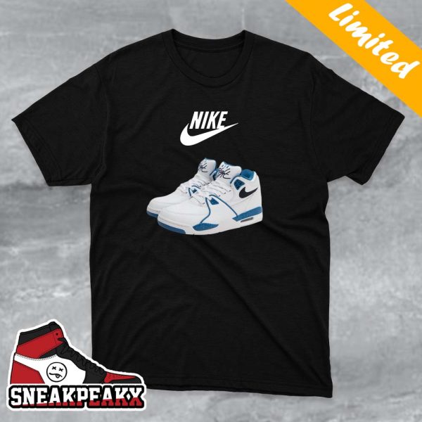 Nike Air Flight 89 Brigade Blue Sneaker T-shirt