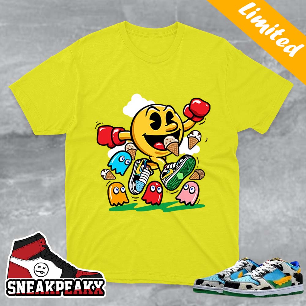Pac Man Matching Chunky Dunky SB Dunk Sneaker T-shirt