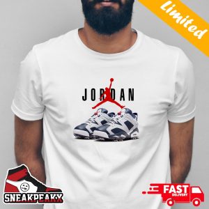 Air Jordan 6 Low Golf Olympic Sneaker T-Shirt