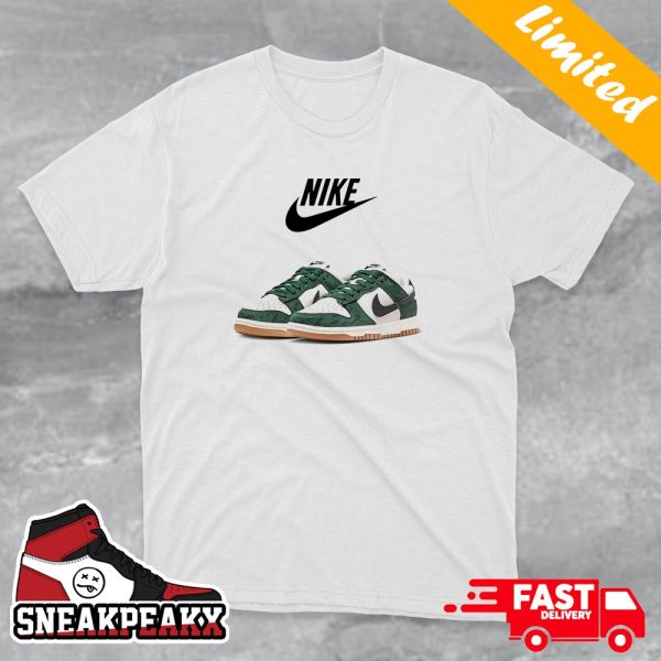 Nike WMNS Dunk Low Green Snake Sneaker T-Shirt