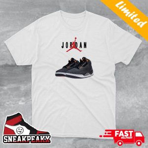 Official Photos Of The 2023 Air Jordan 3 Retro Fear Pack Halloween Sneaker T-Shirt