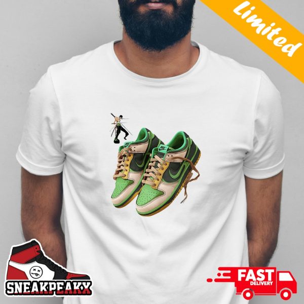 One Piece Zoro Nike Dunk Low Concepts Sneaker T-Shirt