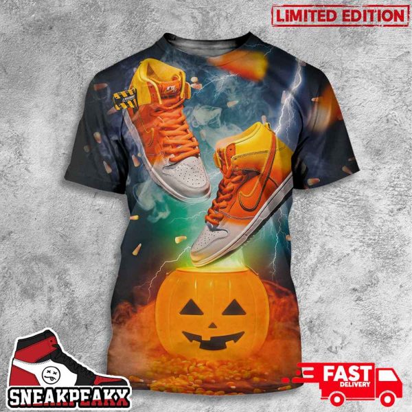 Private Selection Halloween Spooky Air Jordan Sneaker 2023 3D T-Shirt