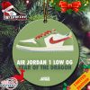 Air Jordan 1 Low 85 Metallic Blue Sneaker Christmas 2023 Tree Decorations Ornament