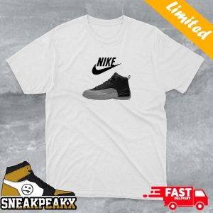 Air Jordan 12 Wolf Grey Custom Sneaker Unisex T-shirt