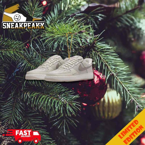 Nike Air Force 1 Fossil Tumbled Leather Covers Custom Sneaker Christmas Ornaments 2023