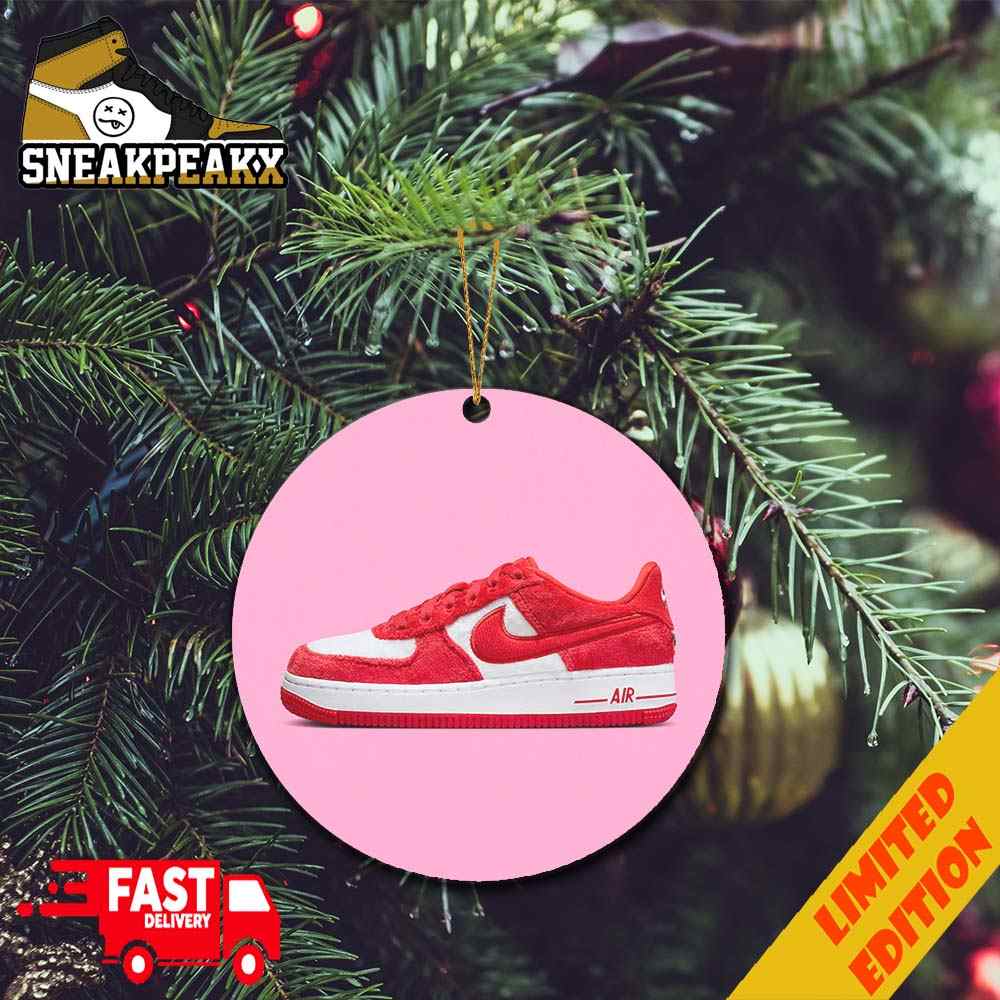 Nike Air Force 1 Low Valentine's Day Release In 2024 For Sneaker Lovers Christmas Gift 2023 Ornament