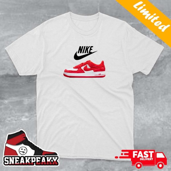 Nike Air Force 1 Low Valentine’s Day Release In 2024 Custom Sneaker Unisex T-shirt