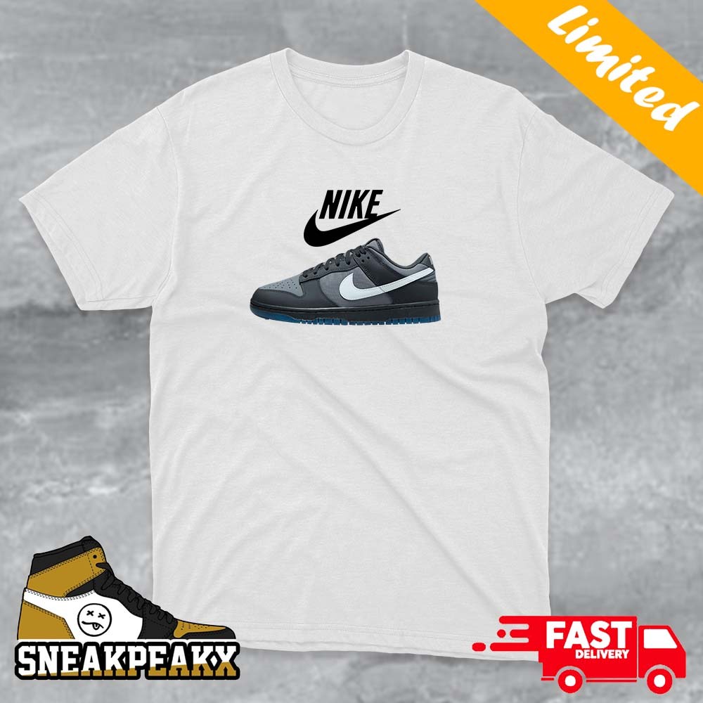 Nike Dunk Low Anthracite Or Cool Grey Custom Sneaker Unisex T-shirt