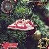 Nike Dunk Low Ice Blue Grey Suede Custom Sneaker Christmas Ornaments 2023