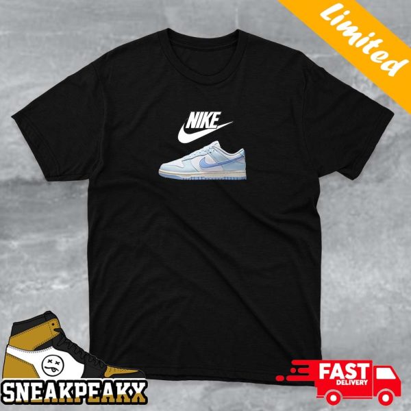 Nike Dunk Low Blue Tint Custom Sneaker Unisex T-shirt