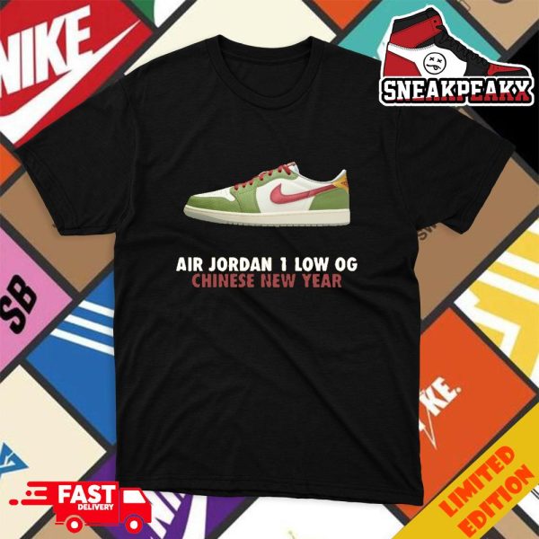 Air Jordan 1 Low OG Chinese New Year 2024 Sneaker T-Shirt
