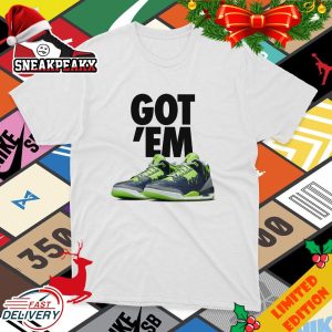 Got ‘Em Air Jordan 3 x Doernbecher Freestyle Hugo Sneaker T-Shirt
