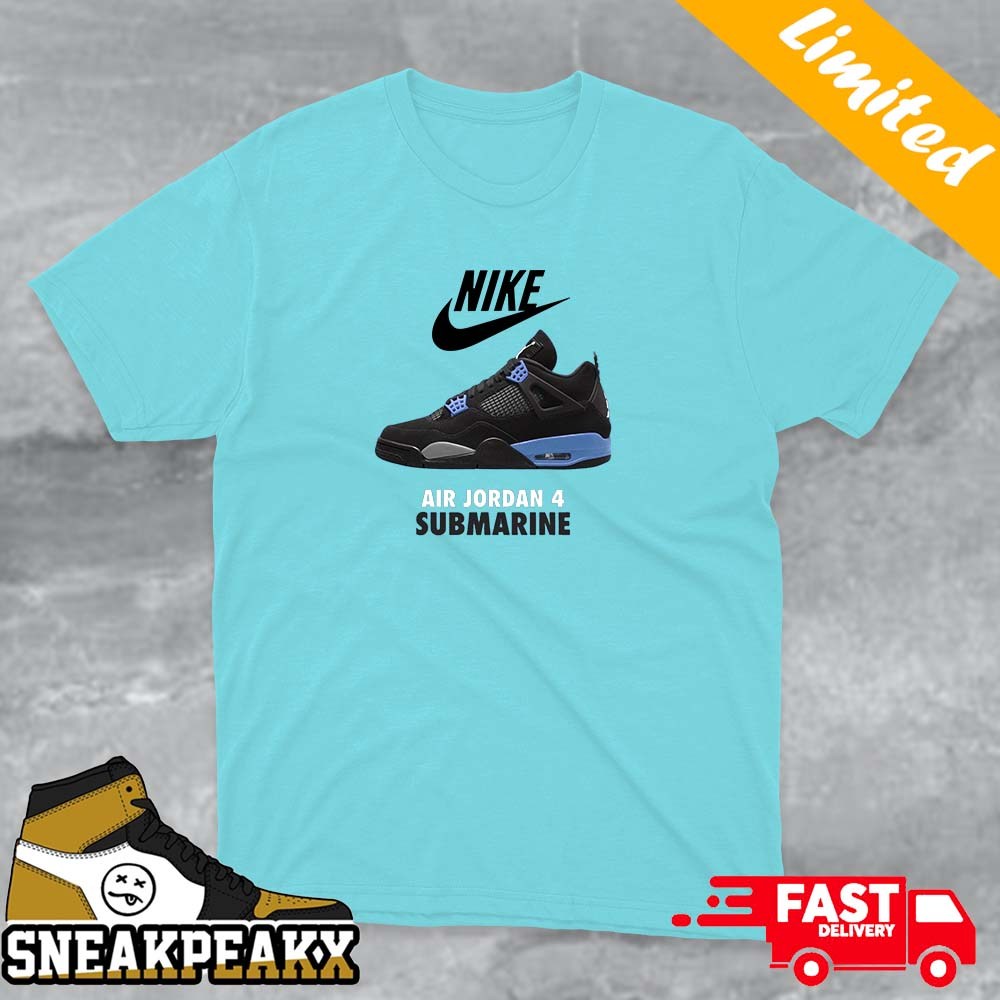 Nike Air Jordan 4 Submarine Unique Sneaker T-shirt