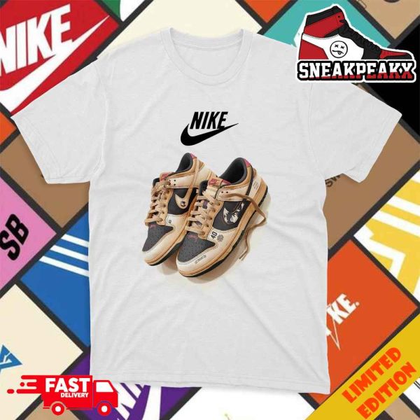 Stussy x Nike Dunk Low 40th Anniversary Concepts Sneaker T-Shirt