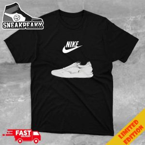 White Black-White Nike Waffle One Sneakers T-Shirt