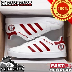 Ford Mustang Stan Smith Red Line Sneaker Shoes For Adidas Lovers