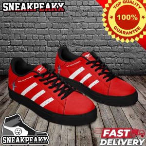 Ford Mustang Stan Smith Red Sneaker Shoes For Adidas Lovers