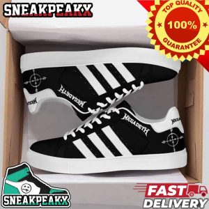 Megadeth Black Ver 1 Stan Smith Shoes Sneaker Adidas Lovers