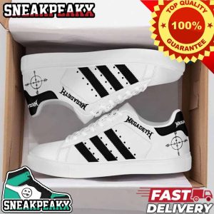 Megadeth White Ver 1 Stan Smith Shoes Sneaker Adidas Lovers